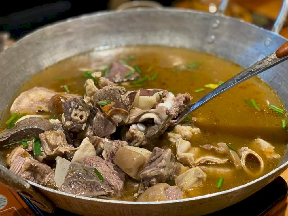 Thang co’s intense flavors are perfectly complemented by steaming white rice